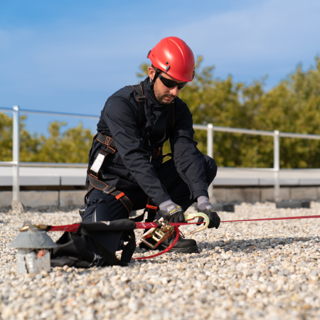 COVERGUARD SARPO, linia vieții cu ancorare orizontală temporară, 20 m [3]