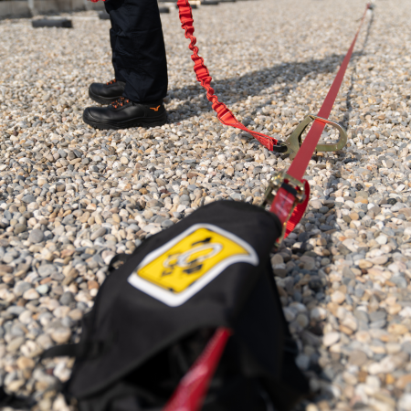 COVERGUARD SARPO, linia vieții cu ancorare orizontală temporară, 20 m [4]