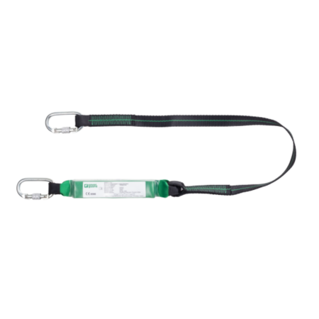 Mijloace de legatură și absorbitoare de energie - COVERGUARD SORBUS 7SORB10, mijloc de legătură cu absorbitor de energie, 1,5 m / 2 m, 2 carabine cu șurub