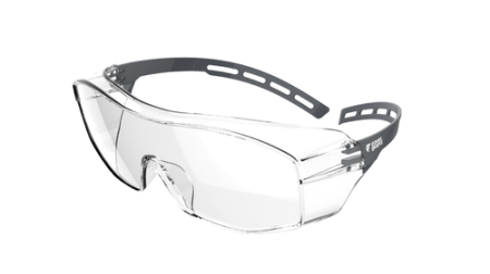 COVERGUARD TIGER FIRST OTG, supra-ochelari de protecție cu lentilă incoloră / fumurie, tratament anti-zgârieturi (AS), compatibili cu ochelari de vedere [1]