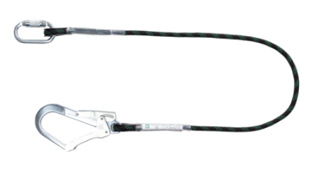 COVERGUARD TILIA 7TILI10, mijloc de legătură pentru poziționare, frânghie 1,5 m cu carabină și clichet [0]