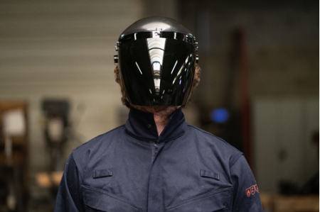 COVERGUARD VISIFLEX SMOKE IR5, vizieră de protecție facială din policarbonat fumuriu IR5, rezistentă la impact mediu și metal topit [5]