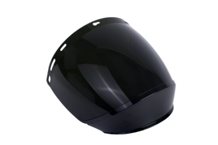 COVERGUARD VISIFLEX SMOKE IR5, vizieră de protecție facială din policarbonat fumuriu IR5, rezistentă la impact mediu și metal topit [1]