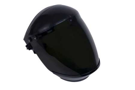 COVERGUARD VISIFLEX SMOKE IR5, vizieră de protecție facială din policarbonat fumuriu IR5, rezistentă la impact mediu și metal topit [7]