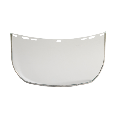 PROTECȚIA OCHILOR - Coverguard Visor Viziera Protectie Policarbonat Transparent Fumuriu Impact B Cadru Aluminiu