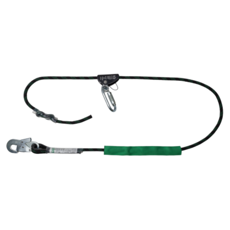 Mijloace de legatură și absorbitoare de energie - COVERGUARD VITEX 7VITE10, mijloc de legătură pentru poziționare, cu întinzător din aluminiu, carabină și cârlig