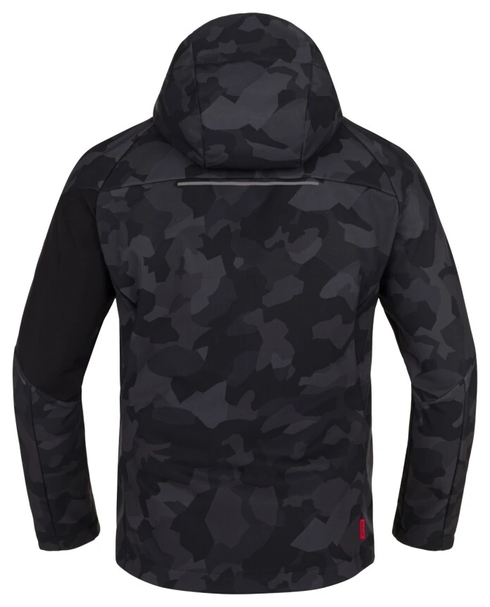 CREATRON CAMO, Jachetă softshell SLIM FIT cu glugă detașabilă din poliester ElasticTech și căptușeală fleece, 300 g/mp [1]