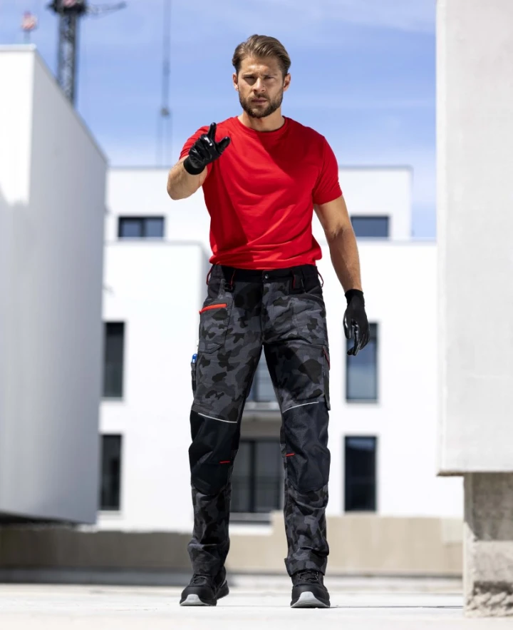 CREATRON CAMO, Pantalon de lucru din bumbac elastic Amalytton și Tabiflex, 250 g/mp [3]