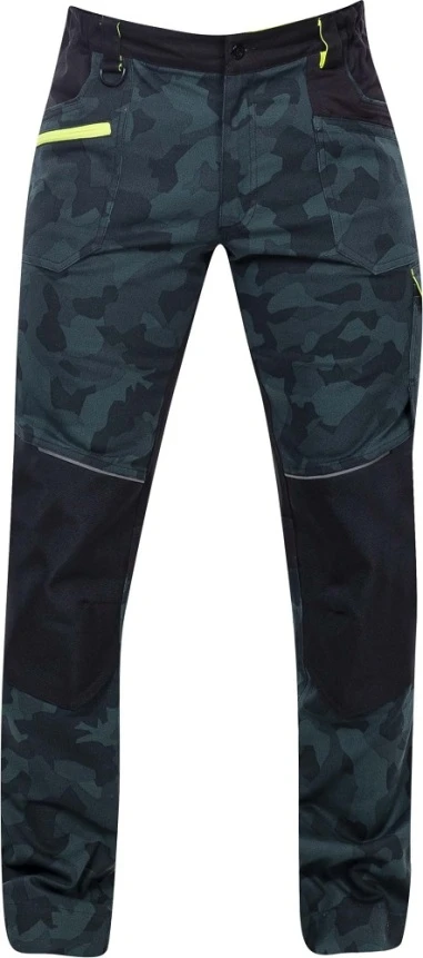 Pantaloni standard - CREATRON CAMO, Pantalon de lucru din bumbac elastic Amalytton și Tabiflex, 250 g/mp