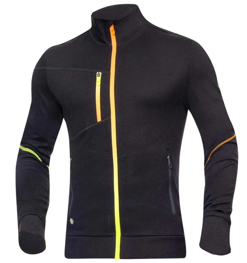 CREATRON, Bluză sport cu mânecă lungă și fermoar din material tehnic TOPLYRON, 280 g/mp [2]