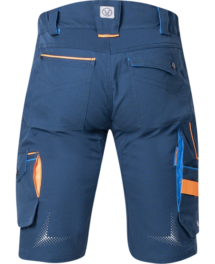 CREATRON, Pantaloni scurți de lucru din bumbac Amalytton cu inserții TABIFLEX, 250 g/mp [2]