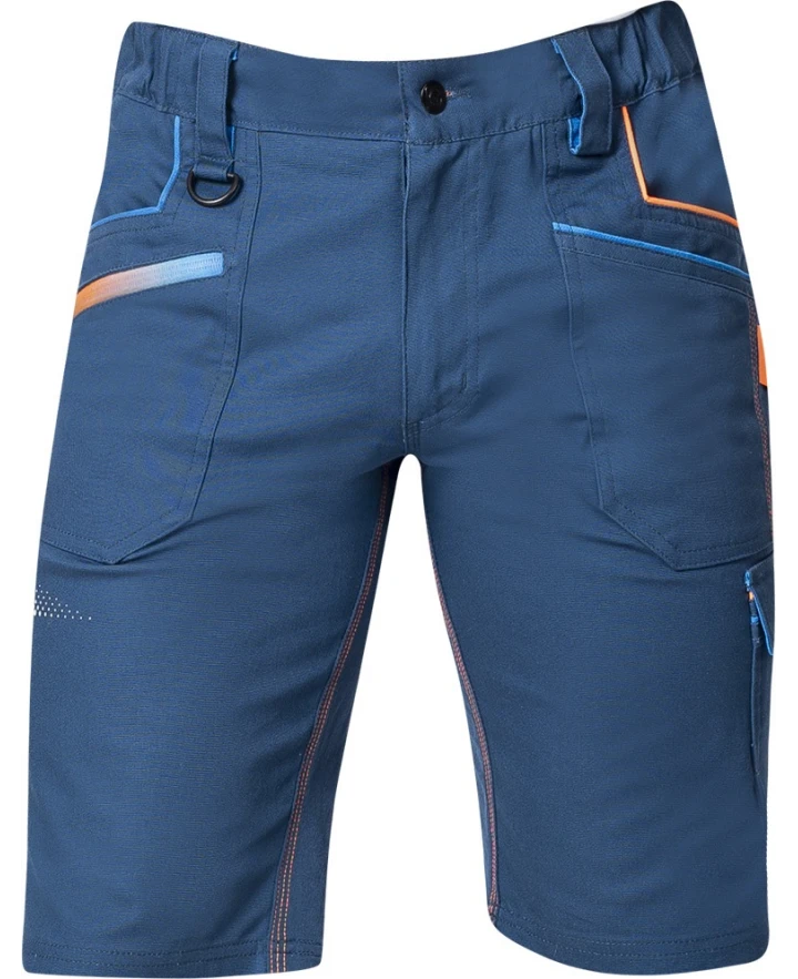 Pantaloni scurti - CREATRON, Pantaloni scurți de lucru din bumbac Amalytton cu inserții TABIFLEX, 250 g/mp