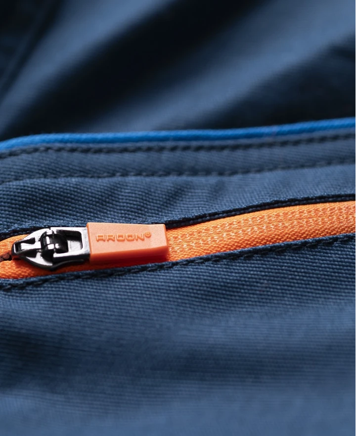 CREATRON, Pantaloni scurți de lucru din bumbac Amalytton cu inserții TABIFLEX, 250 g/mp [5]