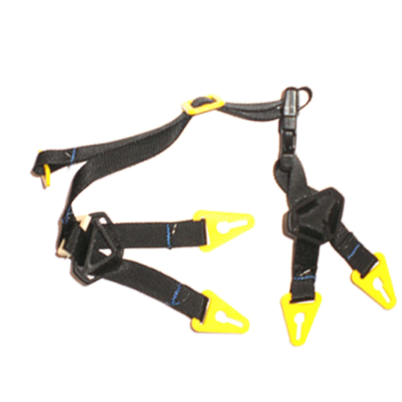 Accesorii pentru căști de protecție - Curea de bărbie în 4 puncte, textilă, reglabilă, cu cataramă automată