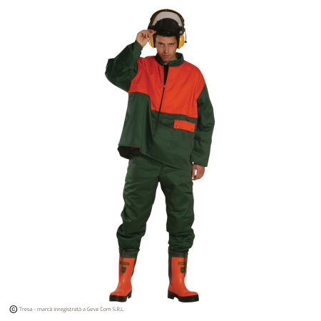 Imbracaminte UZ GENERAL - DENDRO, Jachetă pentru protecție la tăieturi, din poliester și bumbac, cu straturi din fibre aramidice