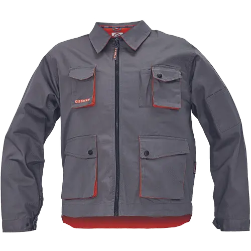 Jachete - DESMAN, Jachetă de lucru din poliester și bumbac, 235 g/mp