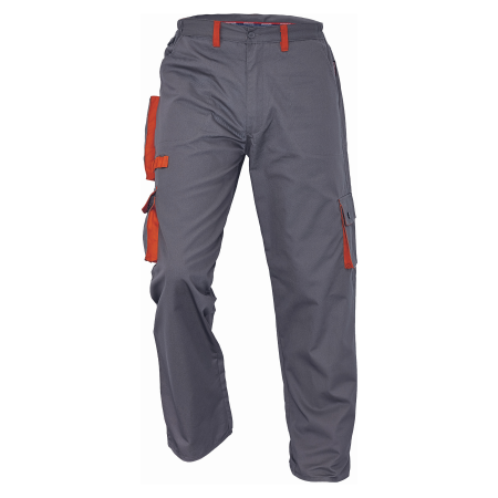 Pantaloni standard - DESMAN, Pantaloni de lucru în talie din poliester și bumbac, 235 g/mp