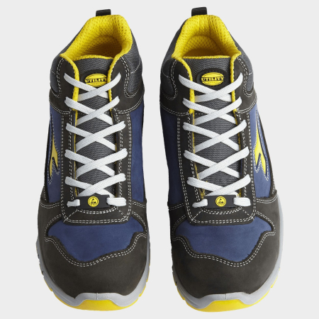 Diadora Run II Hi S3 SRC ESD, Bocanci de protectie din nubuck hidrofug, cu bombeu otel [2]