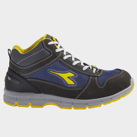 Bocanci - Diadora Run II Hi S3 SRC ESD, Bocanci de protectie din nubuck hidrofug, cu bombeu otel