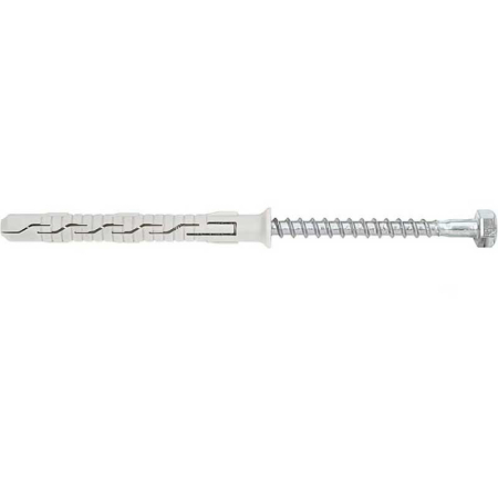 Dibluri și ancore - Diblu nylon lung cu șurub, wkret, kpr-fast-k - hex 10 x 100 mm (50)
