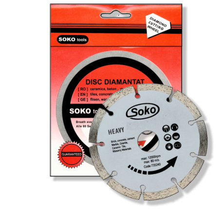 Discuri debitare și polizare - Disc Diamantat (Uscat), profi red