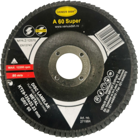 SCULE & MATERIALE - Disc lam. frontal metal KT29-125 x 22,23 mm
