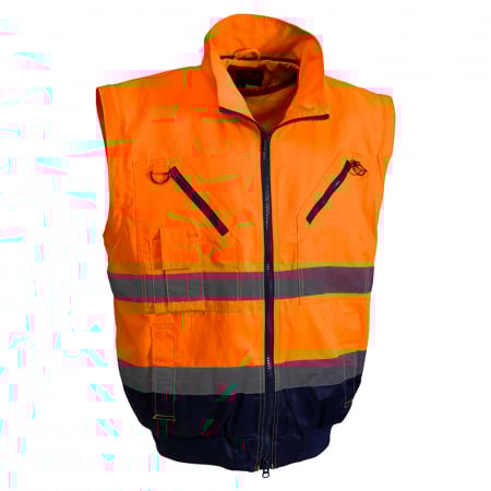 DISCOVER, Jachetă HI-VIS de iarnă tip Pilot, 3 in 1, multifuncțională din tercot, căptușeală termică 290 g/mp [7]