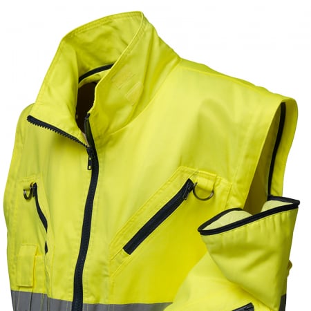 DISCOVER, Jachetă HI-VIS de iarnă tip Pilot, 3 in 1, multifuncțională din tercot, căptușeală termică 290 g/mp [2]