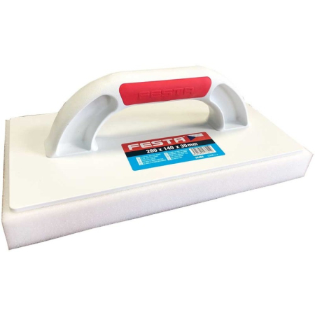Scule și unelte - Drișcă burete alb, mâner plastic 280 x 140 x 30 mm-34404