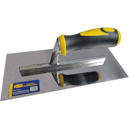 SCULE & MATERIALE - Drișcă inox, mâner bicomponent 280 x 130 mm-814007
