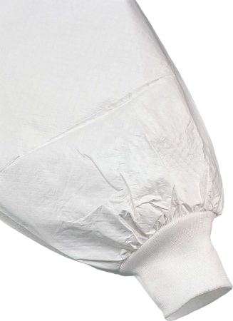 DT117, Combinezon de protecție chimică și biologică de unică folosință Tip 5-B și Tip 6-B din material SMS microporos laminat, 63 g/mp [2]