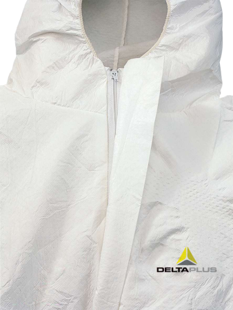 DT117, Combinezon de protecție chimică și biologică de unică folosință Tip 5-B și Tip 6-B din material SMS microporos laminat, 63 g/mp [4]