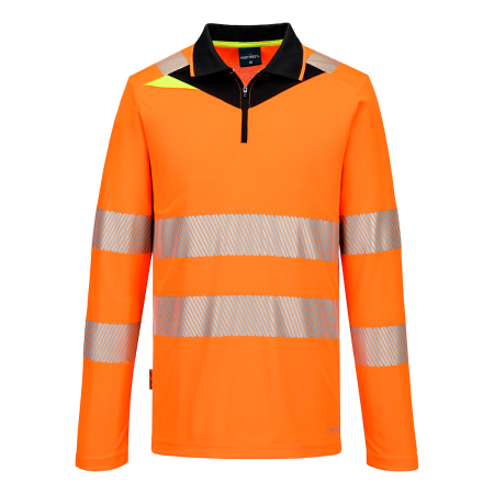 IMBRACAMINTE - DX419, Tricou polo HI-VIS din 100% poliester, 150 g/mp