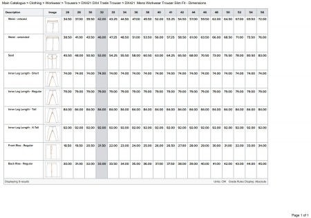 DX421, Pantaloni în talie DX4 Trade, din poliester, 270 g/mp [2]