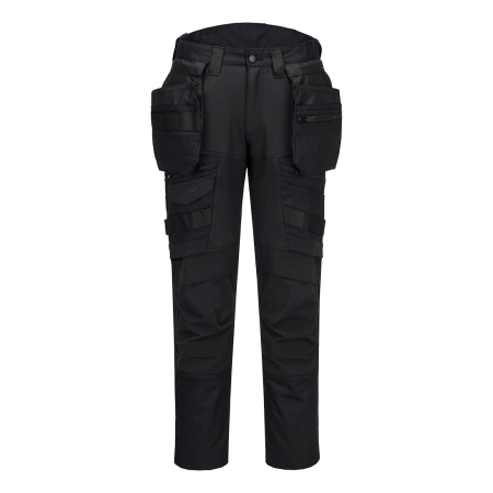 Pantaloni în talie - DX440, Pantaloni din 93% poliester, 7% elastan, 270 g/mp