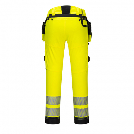 DX442, Pantaloni cu buzunare Holster HI-VIS din Titanmill Ultra Ripstop Stretch, 92% poliester, 8% elastan, 240 g/mp [1]