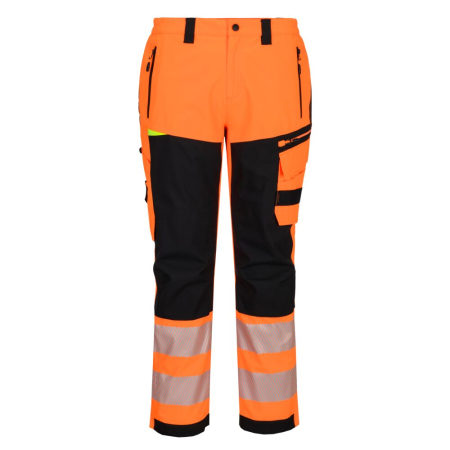 IMBRACAMINTE - DX448, Pantaloni HI-VIS din 100% poliester, 160 g/mp
