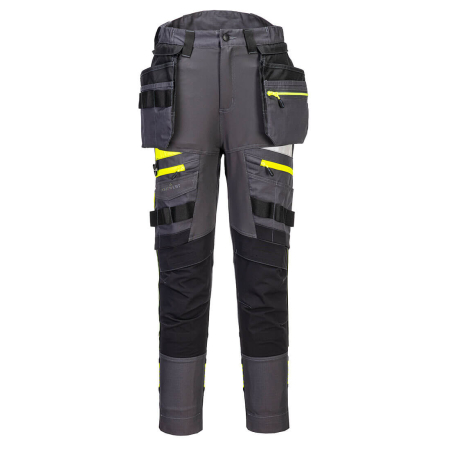 DX452, Pantaloni de lucru pentru damă din 93% poliester și 7% elastan, țesătură ripstop, 270 g/mp [0]