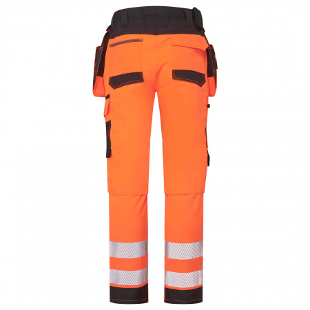 DX454, Pantaloni în talie HI-VIS, cu buzunare Holster detașabile, din poliester și elastan, 235 g/mp [1]
