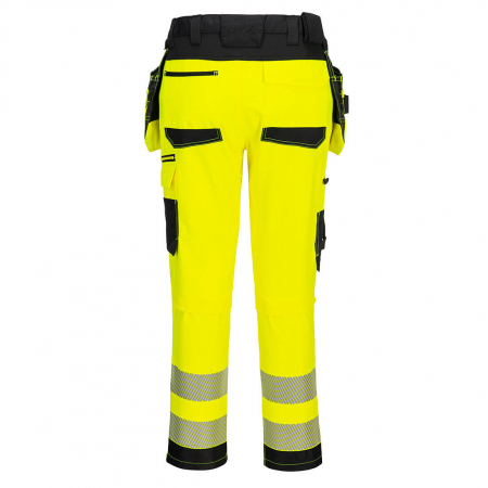 DX454, Pantaloni în talie HI-VIS, cu buzunare Holster detașabile, din poliester și elastan, 235 g/mp [4]
