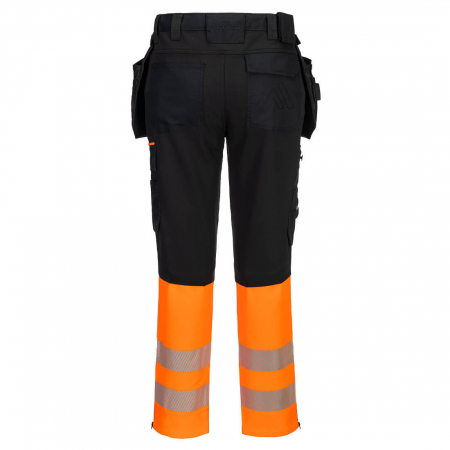 DX457, Pantaloni HI-VIS din Titanmill Ultra Ripstop Stretch, 93% poliester, 7% elastan, 270 g/mp [4]