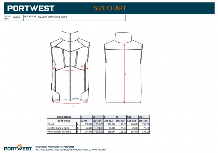 DX476, Jachetă tip vestă Softshell (3L), din poliester, 315 g/mp, căptușeală din plasă poliester 165 g/mp [2]