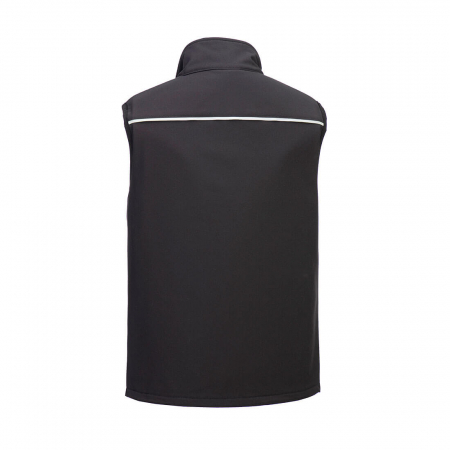 DX476, Jachetă tip vestă Softshell (3L), din poliester, 315 g/mp, căptușeală din plasă poliester 165 g/mp [1]