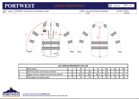 DX481 HI-VIS, Jacheta din poliester si elastan [1]