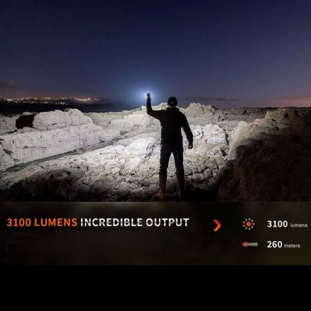 E35R, Lanternă compactă reîncărcabilă, 3100 lumeni [5]