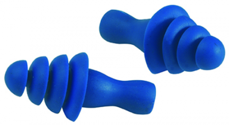 EARLINE 30211, Dopuri de urechi reutilizabile din cauciuc termoplastic (TPR), cu bilă detectabilă din oțel, cu șnur PVC detașabil, 26 dB [cutie  50 de bucăți] [1]