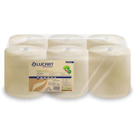 CURĂȚENIE ȘI INGRIJIRE - ECONATURAL 135, Lavete industriale din fibre de celuloză recuperate, Ecolabel