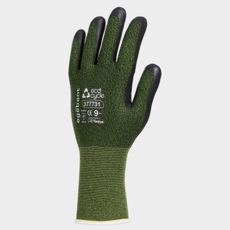 EGEBANT ECOCYCLE, Mănuși tricotate din nylon reciclat, imersate în nitril [1]