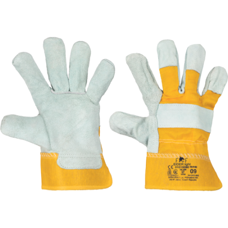 PROTECȚIA MÂINILOR - EIDER ECO, Manusi de protectie din spalt de bovina si bumbac