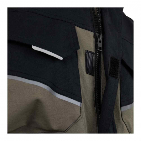 ELASTICO-LISCIA, Jachetă strech din tercot și material contrast cu spandex, 240 g/mp [14]